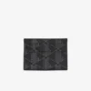 The Blend Monogram Print Canvas Card Holder