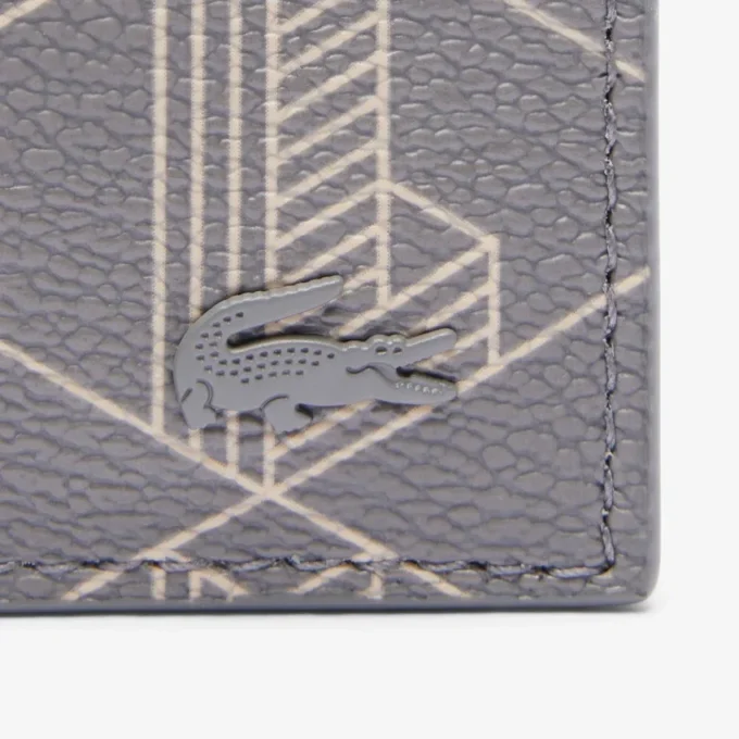 The Blend Monogram Print Canvas Card Holder