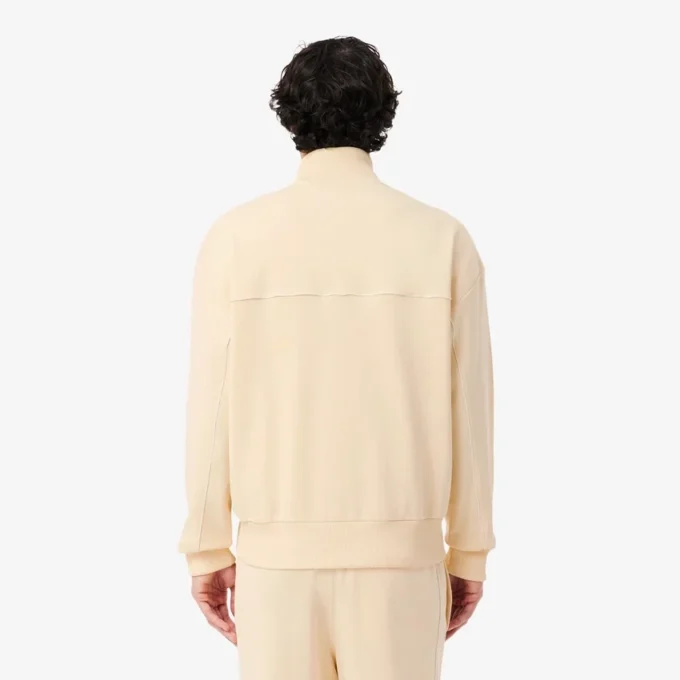 Trim Accent Zipped Sweatshirt