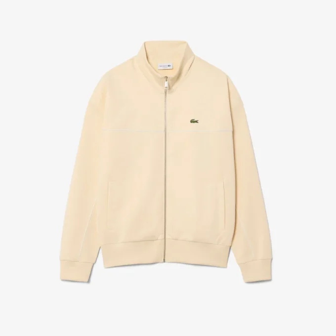 Trim Accent Zipped Sweatshirt