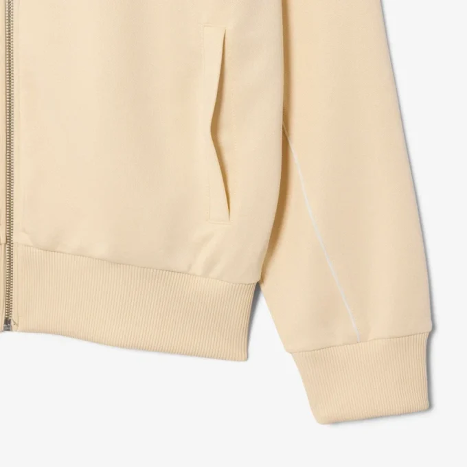 Trim Accent Zipped Sweatshirt