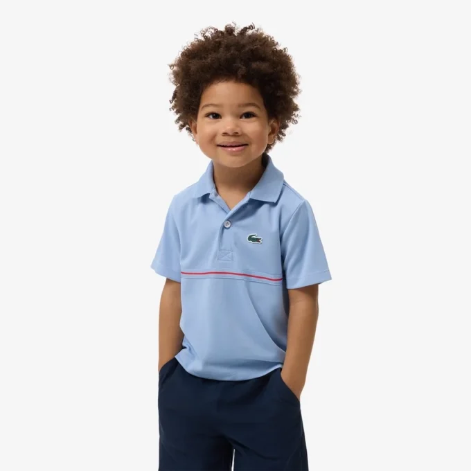 Ultra Dry Branded Stripe Piqua Polo
