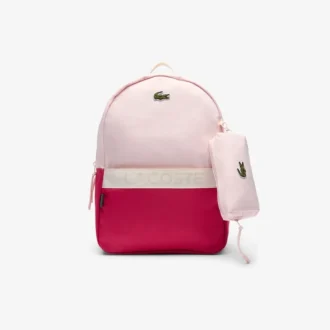 Unisex 3-Pocket Backpack with Pencil Case