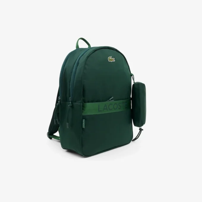 Unisex 3-Pocket Backpack with Pencil Case