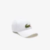 Unisex Crocodile Badge Cotton Twill Cap
