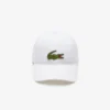 Unisex Crocodile Badge Cotton Twill Cap