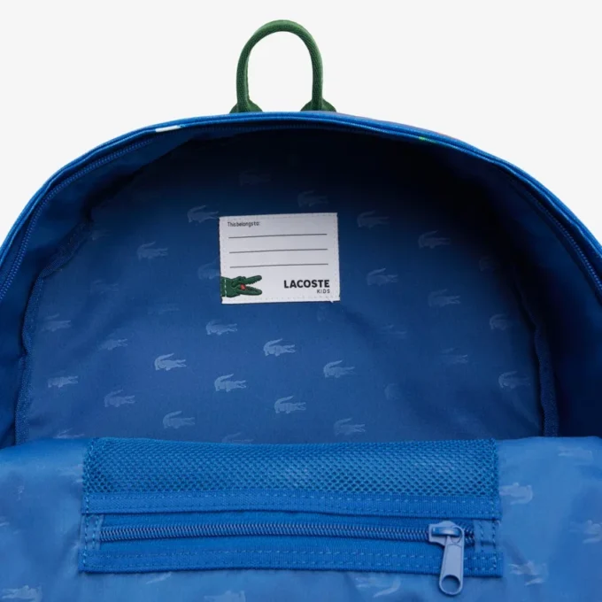 Unisex Crocodile Printed Backpack