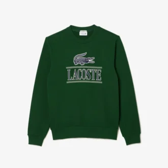 Unisex Fleece Crew Neck Print Sweatshirt