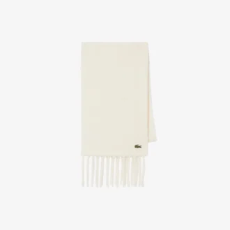 Unisex Fringed Alpaca Wool Scarf