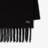 Unisex Fringed Alpaca Wool Scarf