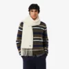 Unisex Fringed Alpaca Wool Scarf