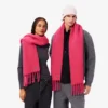 Unisex Fringed Alpaca Wool Scarf