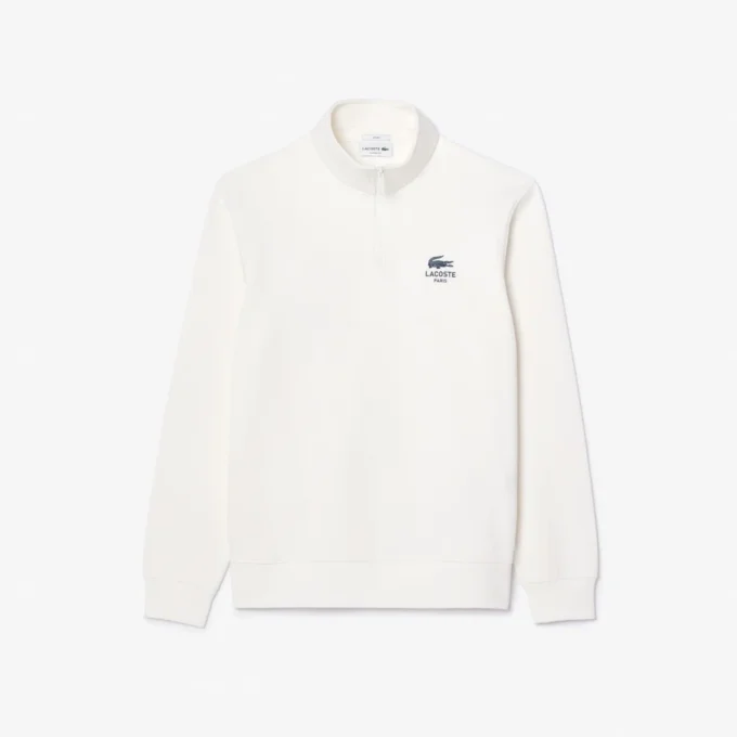 Unisex High-Neck Zip-Up Sweatshirt