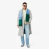 Unisex Landscape Motif Alpaca Wool Scarf