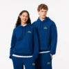 Unisex Loose Fit Badge Accent Hoodie