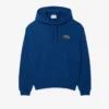 Unisex Loose Fit Badge Accent Hoodie