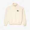 Unisex Loose Fit High-Neck Fleece Sweatshirt