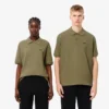 Unisex Loose Fit L.12.12 Piqua Badge Polo