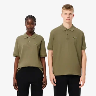 Unisex Loose Fit L.12.12 Piqua Badge Polo