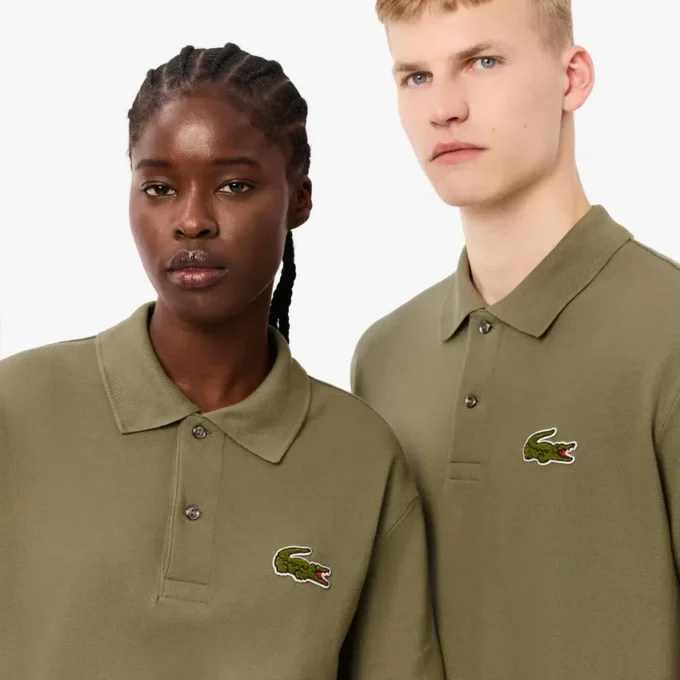 Unisex Loose Fit L.12.12 Piqua Badge Polo