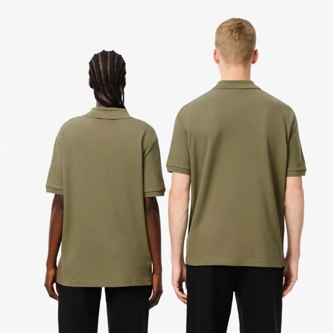 Unisex Loose Fit L.12.12 Piqua Badge Polo