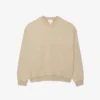 Unisex Loose Fit Washed Effect Fleece Sweatshirt