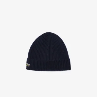 Unisex Rib Knit Brushed Wool Beanie