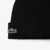 Unisex Rib Knit Brushed Wool Beanie