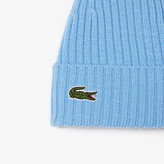 Unisex Rib Knit Brushed Wool Beanie