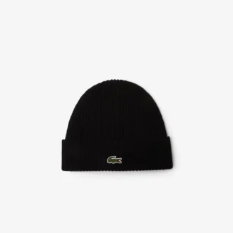 Unisex Rib Knit Wool Beanie