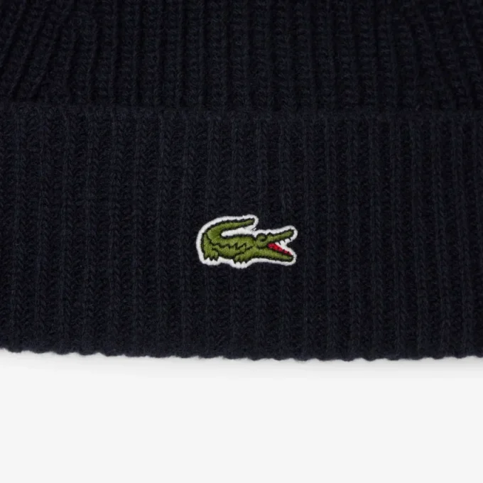 Unisex Rib Knit Wool Beanie