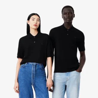 Unisex Short Sleeve Merino Wool Polo Sweater