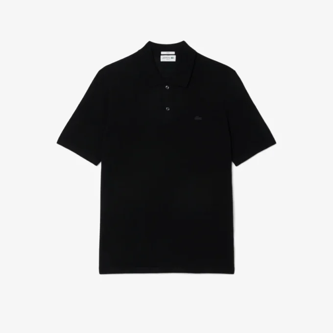 Unisex Short Sleeve Merino Wool Polo Sweater