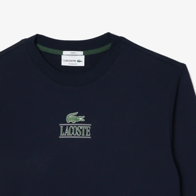 Unisex Signature Print Fleece Sweatshirt