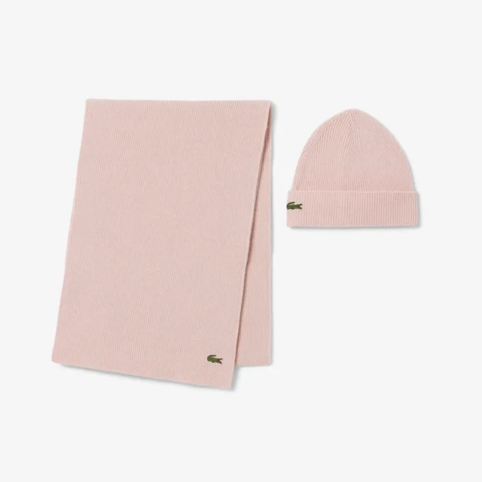 Unisex Wool Scarf & Beanie Gift Set