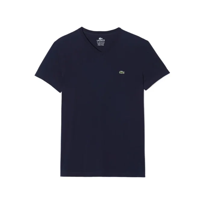 V-Neck T-Shirt in Pima Cotton