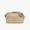 Vertical Leather Monogram Satchel