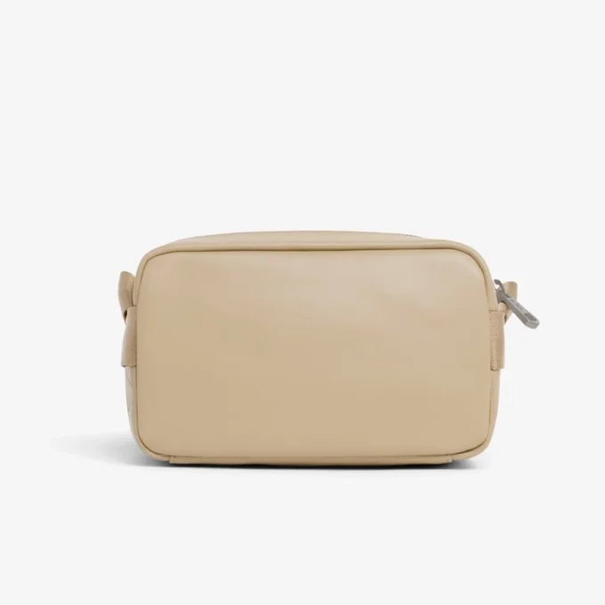 Vertical Leather Monogram Satchel