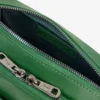 Vertical Leather Monogram Satchel