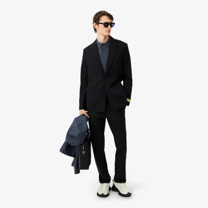 Water-Repellent Stretch Technical Blazer