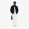Water-Repellent Twill Harrington Jacket