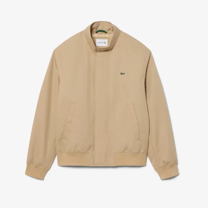 Water-Repellent Twill Harrington Jacket