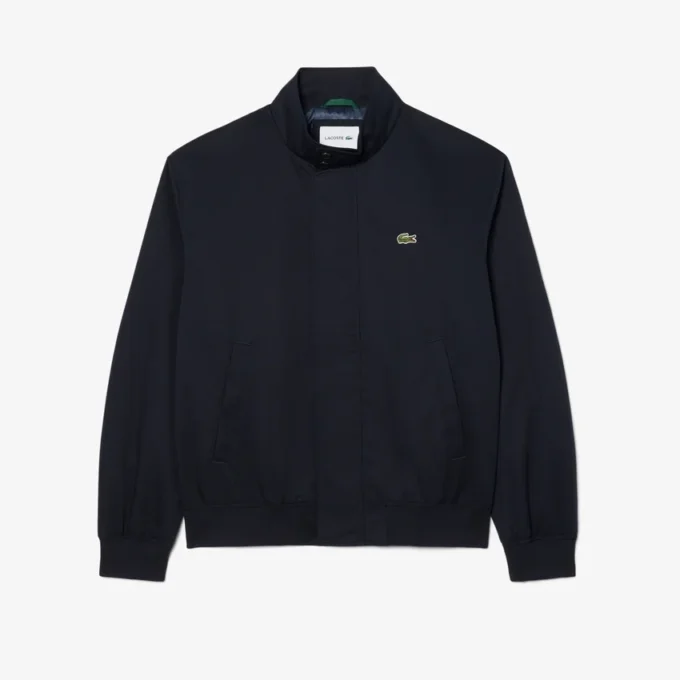 Water-Repellent Twill Harrington Jacket