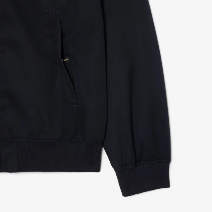 Water-Repellent Twill Harrington Jacket