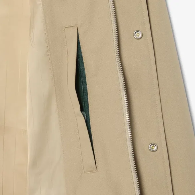 Water-Repellent Twill Harrington Jacket