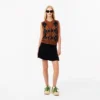 Women’s 3D Ribbed Knit Flared Skirt
