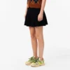 Women’s 3D Ribbed Knit Flared Skirt