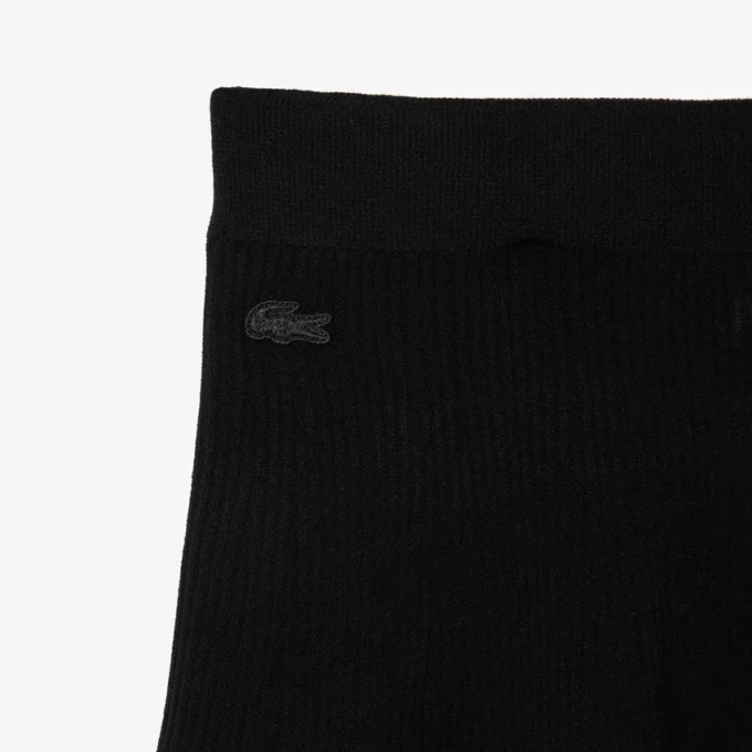 Women’s 3D Ribbed Knit Flared Skirt