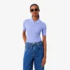Women’s 3D Ribbed Knit Polo