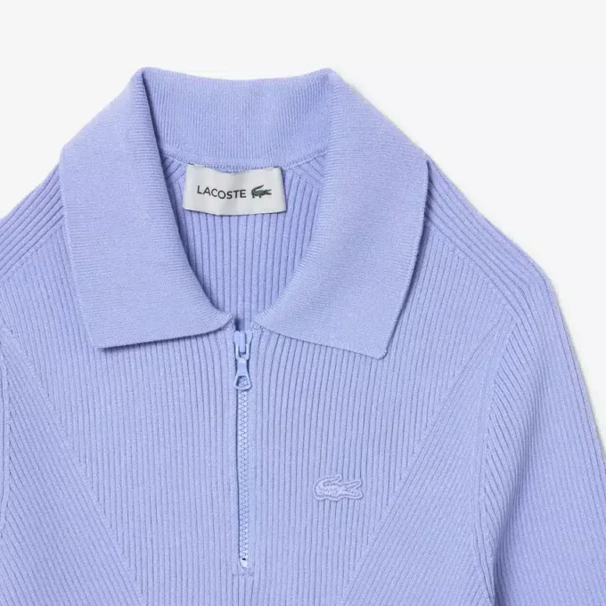 Women’s 3D Ribbed Knit Polo